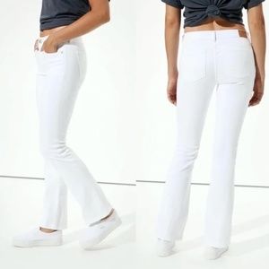NWT American Eagle White Skinny Kick Jeans Size 6